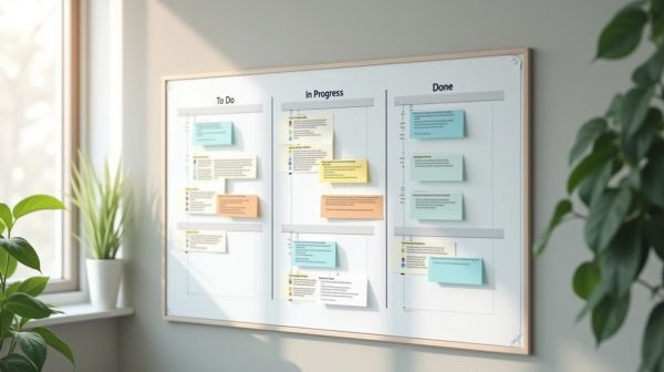 Organisez votre gestion de projet kanban pour réduire la charge mentale